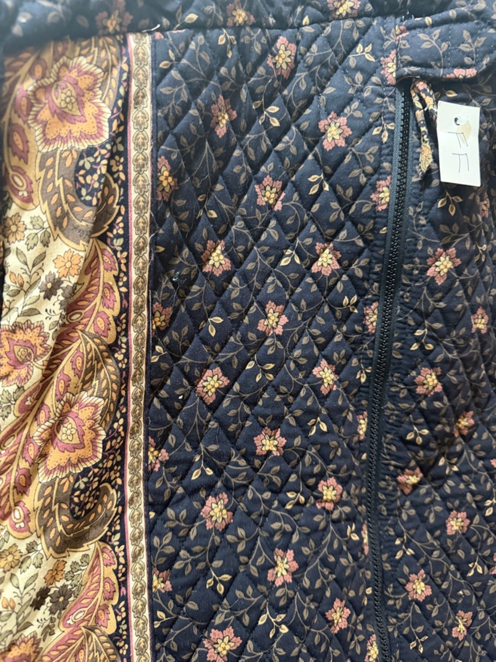 vintage Vera Bradley garment bag in the retired Black Walnut pattern. - Picture 4 of 5
